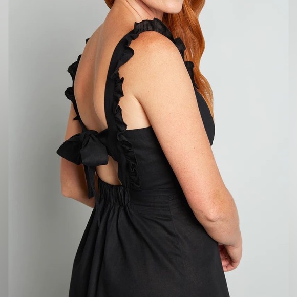 Modcloth Princess Highway Fancy a Frolic Floral Embroidered Midi Dress - Picture 3 of 16